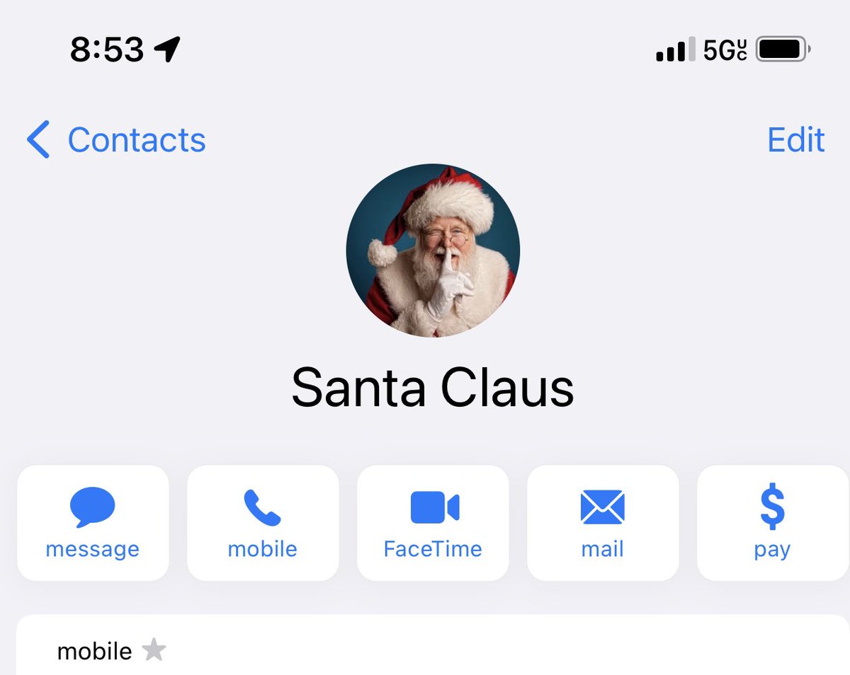 It’s that time of the year where I change my wife’s name and profile pic to Santa Claus and remind my kids that he and I are close!
#parentingtips