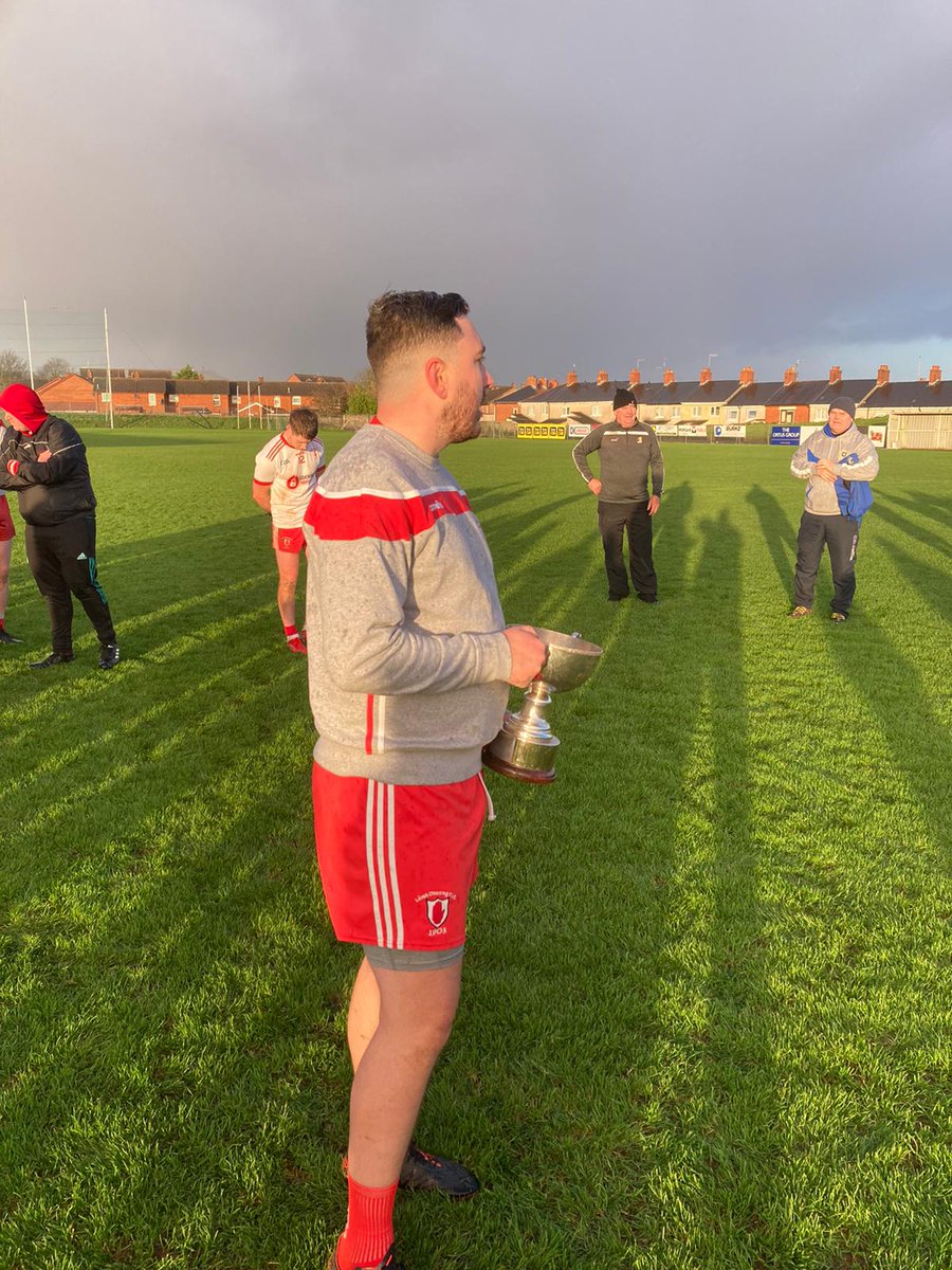 lamhdheargclg's tweet photo. Congratulations to our reserve footballers and management on winning the @GAASouth McDermott Cup, a good win over a strong St Galls team and clinching South Antrim double. https://t.co/0PokEMvEs0