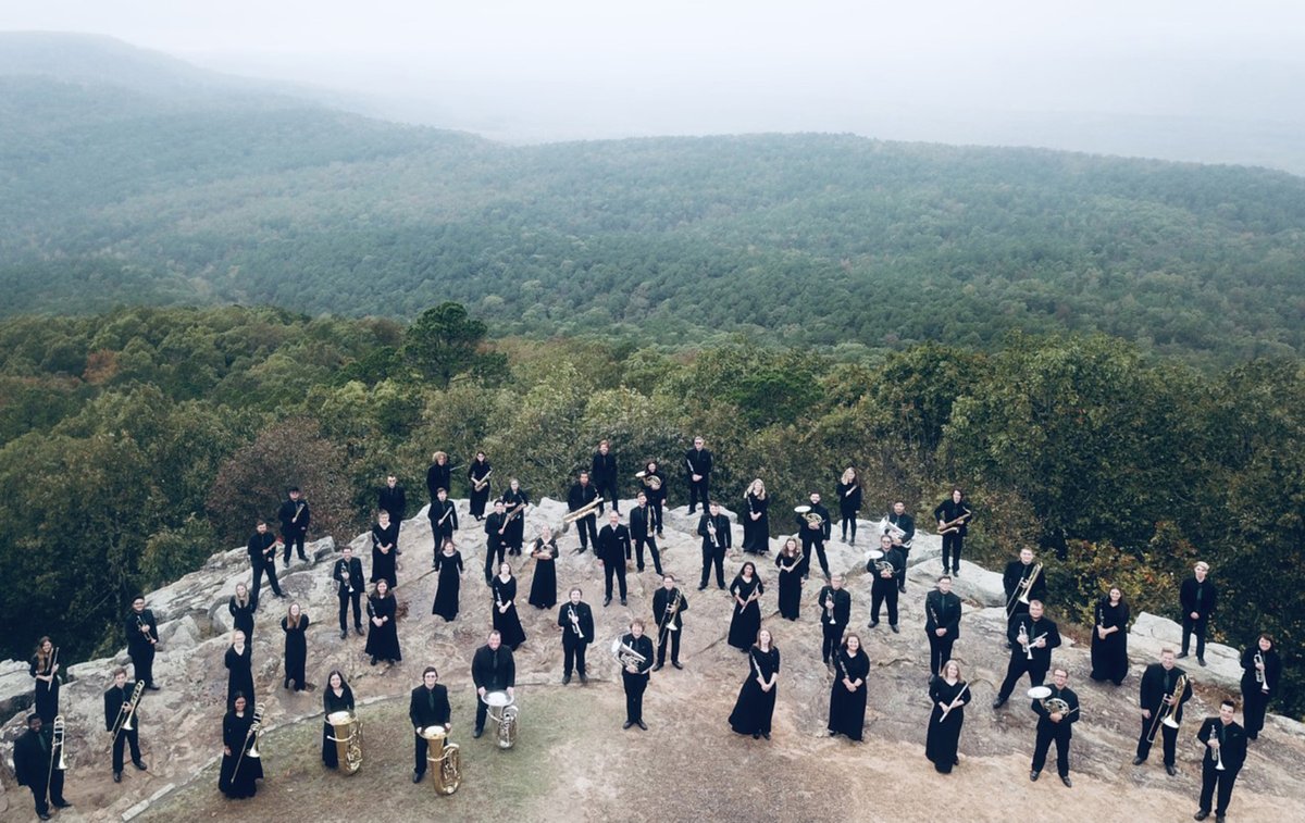 ArkansasTech's tweet photo. In less than a month, the ATU Symphonic Wind Ensemble will perform at Carnegie Hall. But you don't have to wait to hear the program the group will perform in New York City. 

Click on https://t.co/kdeOfxuxY3 beginning at 2:30 p.m. today to watch and listen to a preview concert. https://t.co/4jiAgYydaA