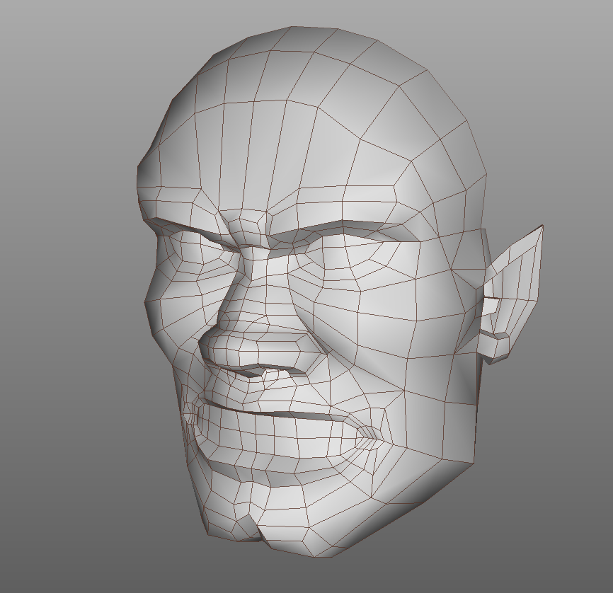 Me_hitudi's tweet image. ケツアゴのオッサン顔作ってた #Cheetah3D