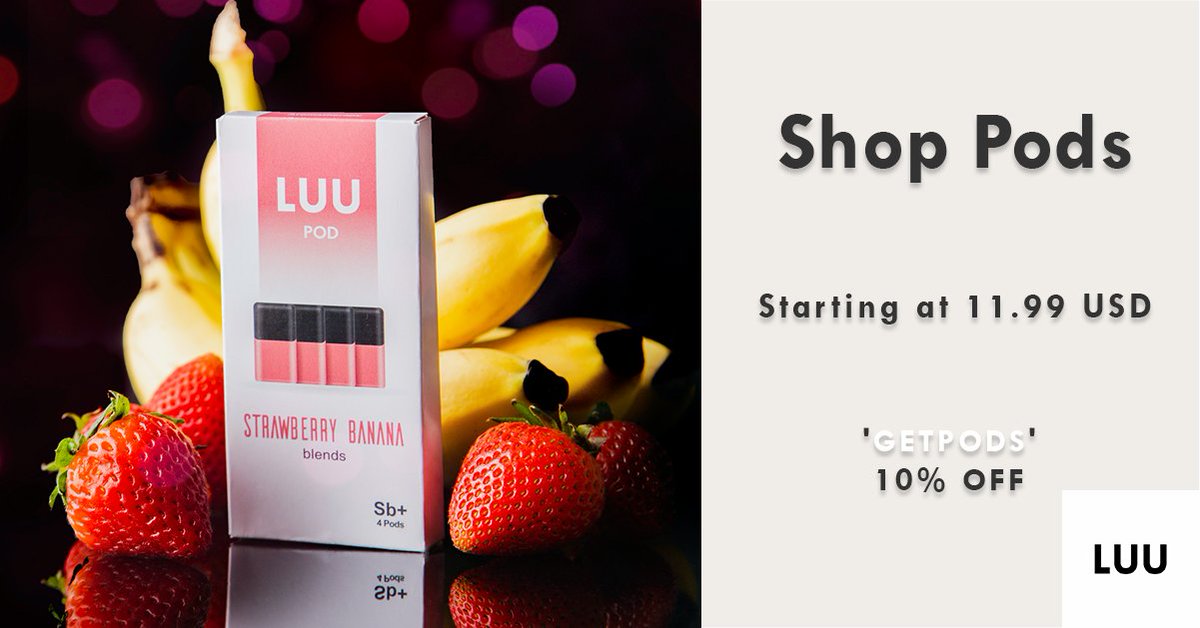 luuinhaler's tweet photo. Each pack of LUU blends contains 4 pods! 🔥⁠
⁠
👉 Shop at https://t.co/WHj1H0sA7V⁠
⁠
#ChooseLUU #GimmieTheLUU #LUUBlends ⁠

🍃🍃
•
•
•
#Style #Inspiration #InstaGood #Lifestyle #Shoplocal #ShopLUU #ConceptStore #Retail #Shopping #ShoppingSpree #ShopLUU #LUURetail #VisitUS https://t.co/PlYSOrIQnM