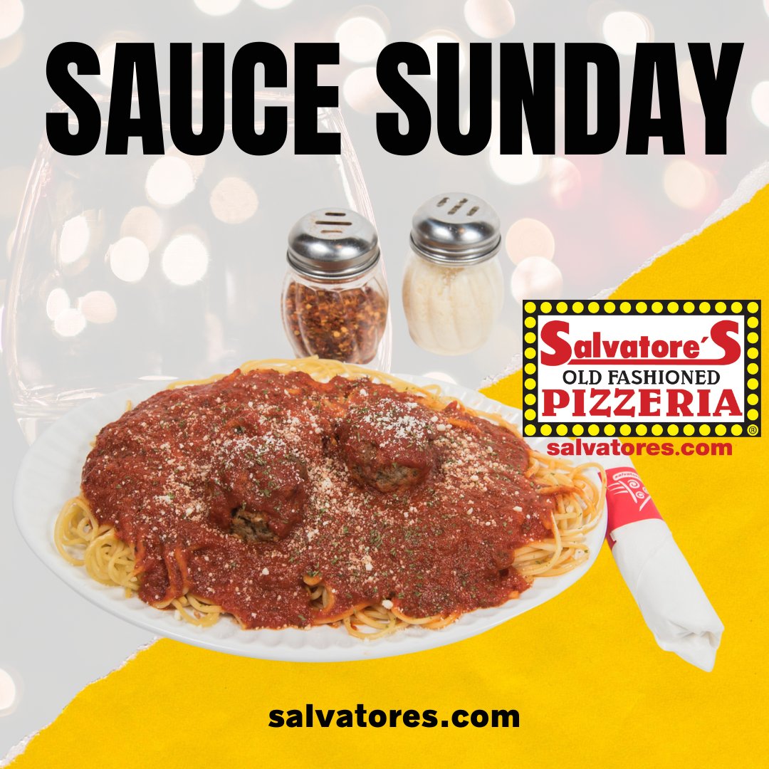 Sauce so good you could drink it! Enjoy at your favorite Salvatore's location. #RochesterFood #RocEats #RochesterNY