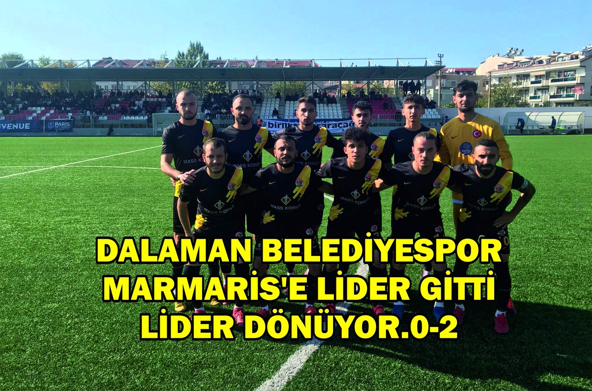 DALAMAN BELEDİYESPOR MARMARİS’E LİDER GİTTİ LİDER DÖNÜYOR.0-2
dalamantv.com/dalaman-beledi…