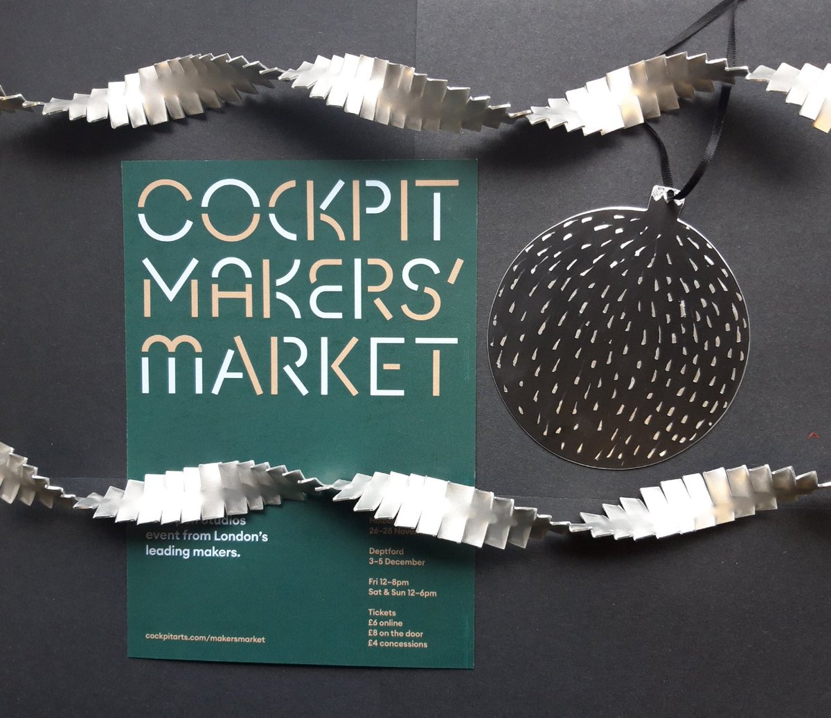 #cockpitmakersmarket @cockpitarts 3rd -5th December in Deptford. #shoplocal #SallyLeesJewellery Find out more sallylees.com