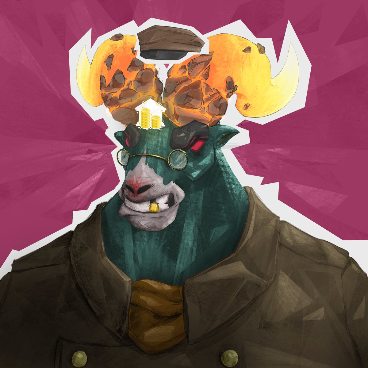 Rams_Syndicate's tweet photo. 🔥Goldie-tooth here is burning with anger since someone stole from his treasury, wouldn’t want to be the next one to try.🔥

Want to help him chill? Join the Syndicate! 
🚨https://t.co/HVPkb7TaDT🚨

#NFTs #RamsSyndicate #NFTCommmunity #SneakPeek https://t.co/v2FMJNSQft