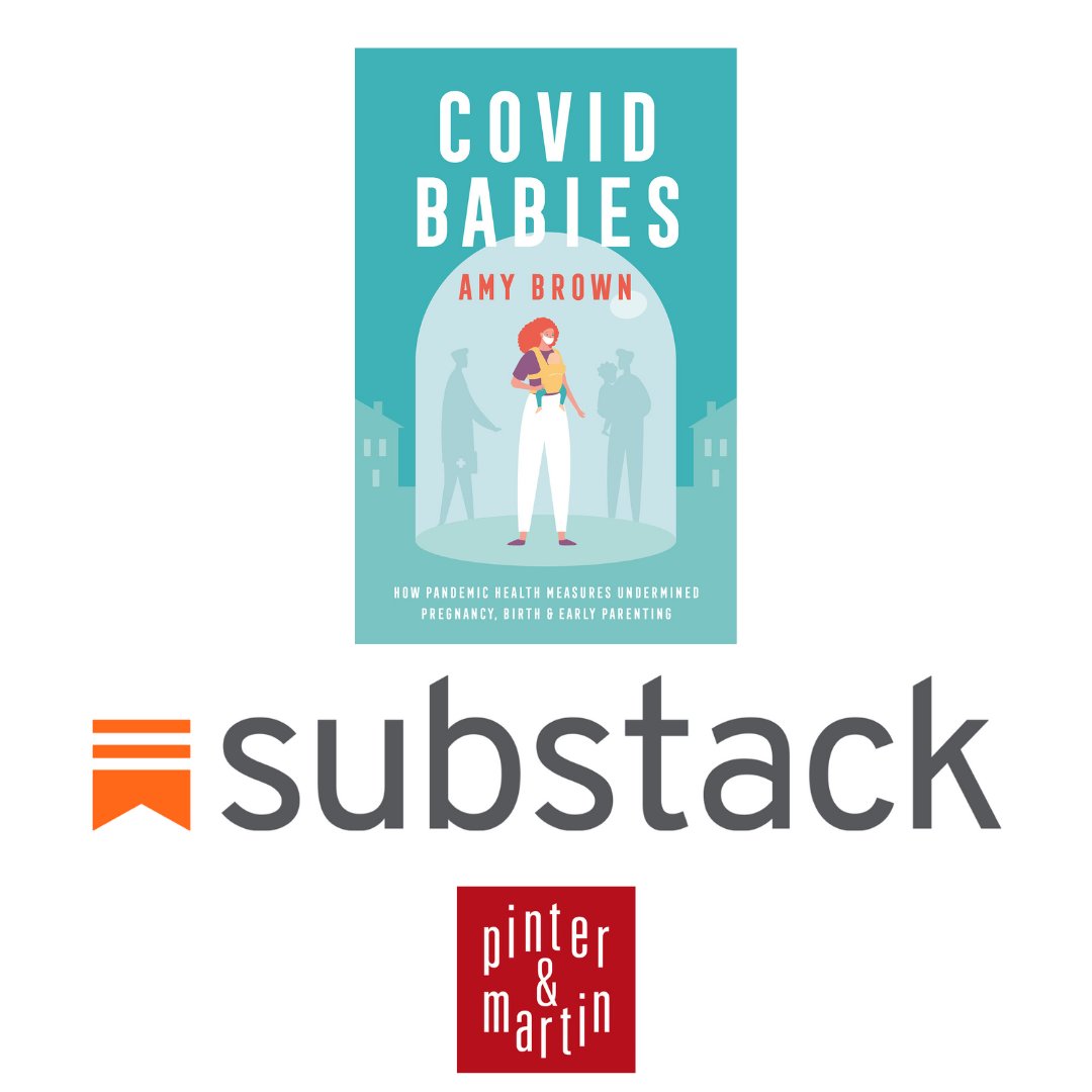 Covid Babies by <a href="/Prof_AmyBrown/">Prof Amy Brown 🕷🤱🐘</a> excerpt is going out tonight at 7pm via Substack!

Have you subscribed? pinterandmartin.substack.com

#substack #bookpreview #covidbabies #pinterandmartin