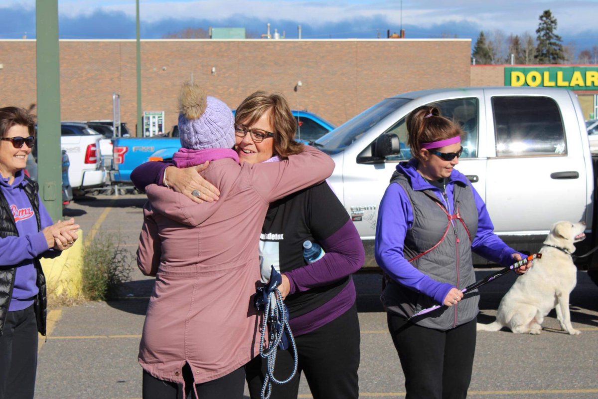 mbillard85's tweet photo. Start of the Overdose Awareness Walk 2021. With Carolyn Karle, my mom and me 💜 #thunderbay #additionawareness #MentalHealthAwareness #endthestigma #overdoseawarenesswalk #communitycomestogether #tbaydemandsdetox https://t.co/3fdgAOJ7C4