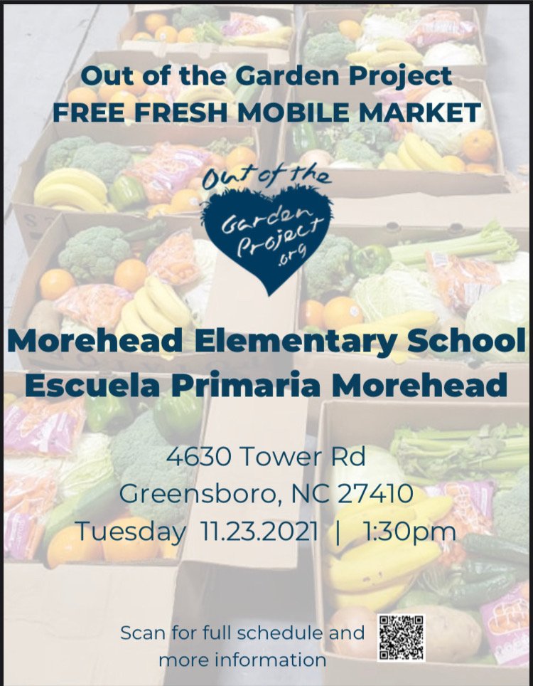 So very thankful to join the congregation of Oak Ridge Presbyterian Church today to speak about their generosity that helps support Morehead Elementary's monthly Mobile Market from Out of the Garden! <a href="/MoreheadStars/">Morehead Elementary School Stars</a> @SZendle