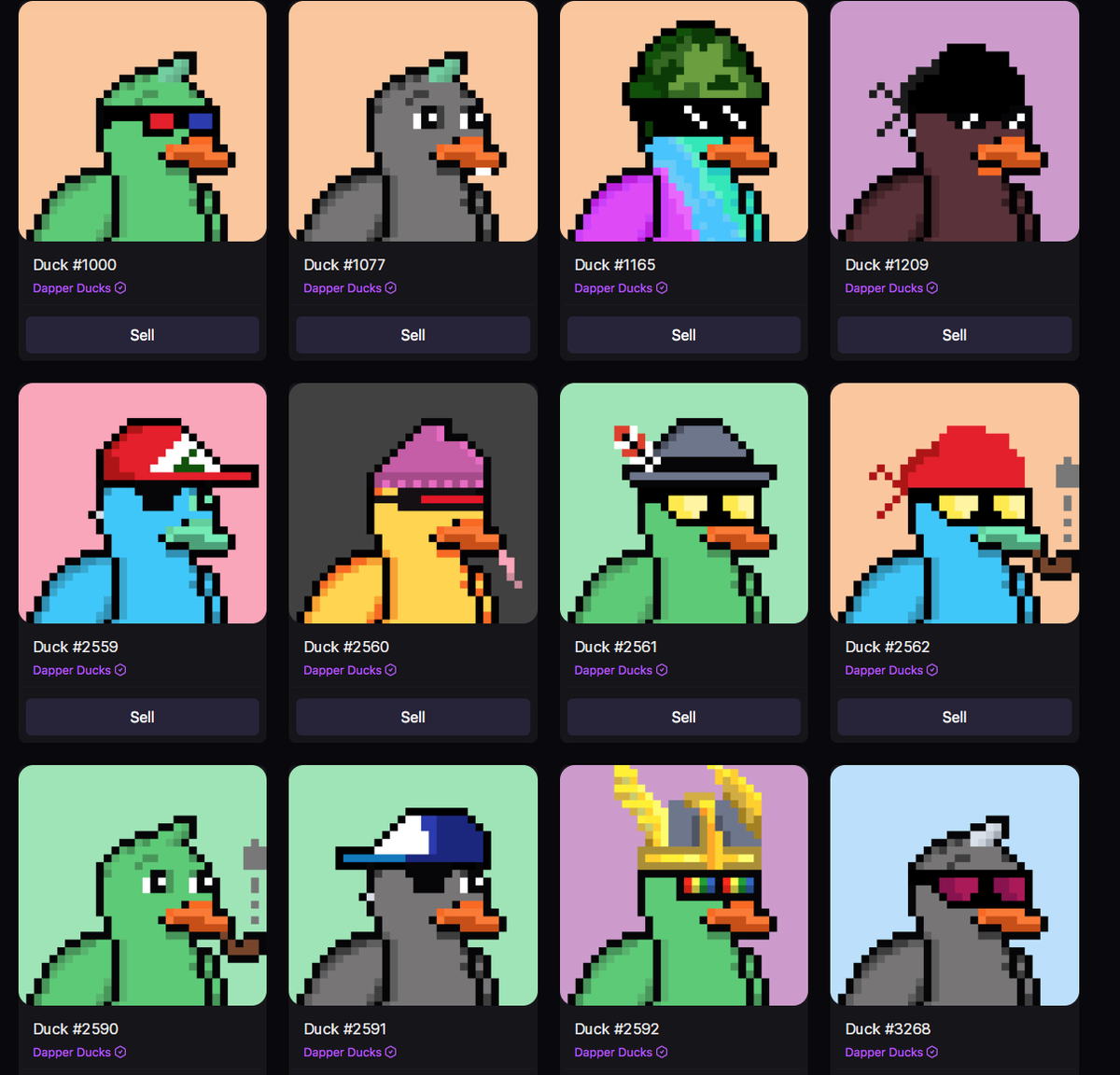 mastereight88's tweet photo. pixel art is fire af. reminds me of gameboys from back in the day. Diamond hands!!!
@Dapper_DucksNFT https://t.co/fhxmVf6HCj