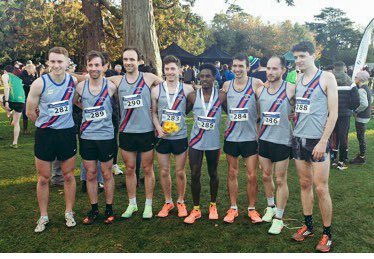 DSDAC Men - National Cross Country Senior Men’s Team Champions - with 23 Points - Hiko (1), Paul (3), Emmet (4) &amp; Matt (15).