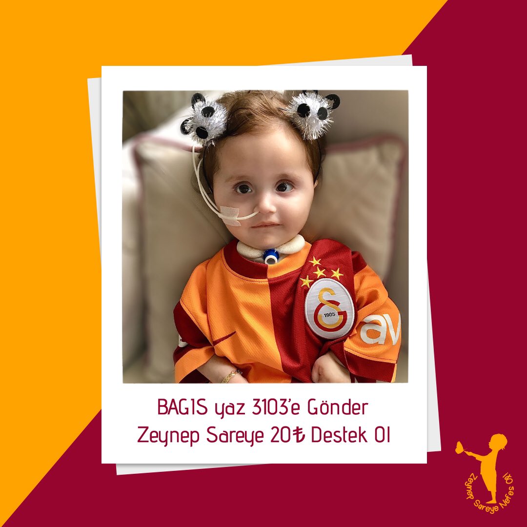 Haydi büyük #Galatasaray ve #Fenerbahce taraftarı. Minik yavrumuz Zeynep için birlik olalım. 1 SMS ile #sma tip1 hastası yavrumuza şifa olalım. @Zeynepsare81 

Kerem Feghouli Berke Cicaldu Morutan İrfancan Berisha Berkan Fatih Terim Sosa