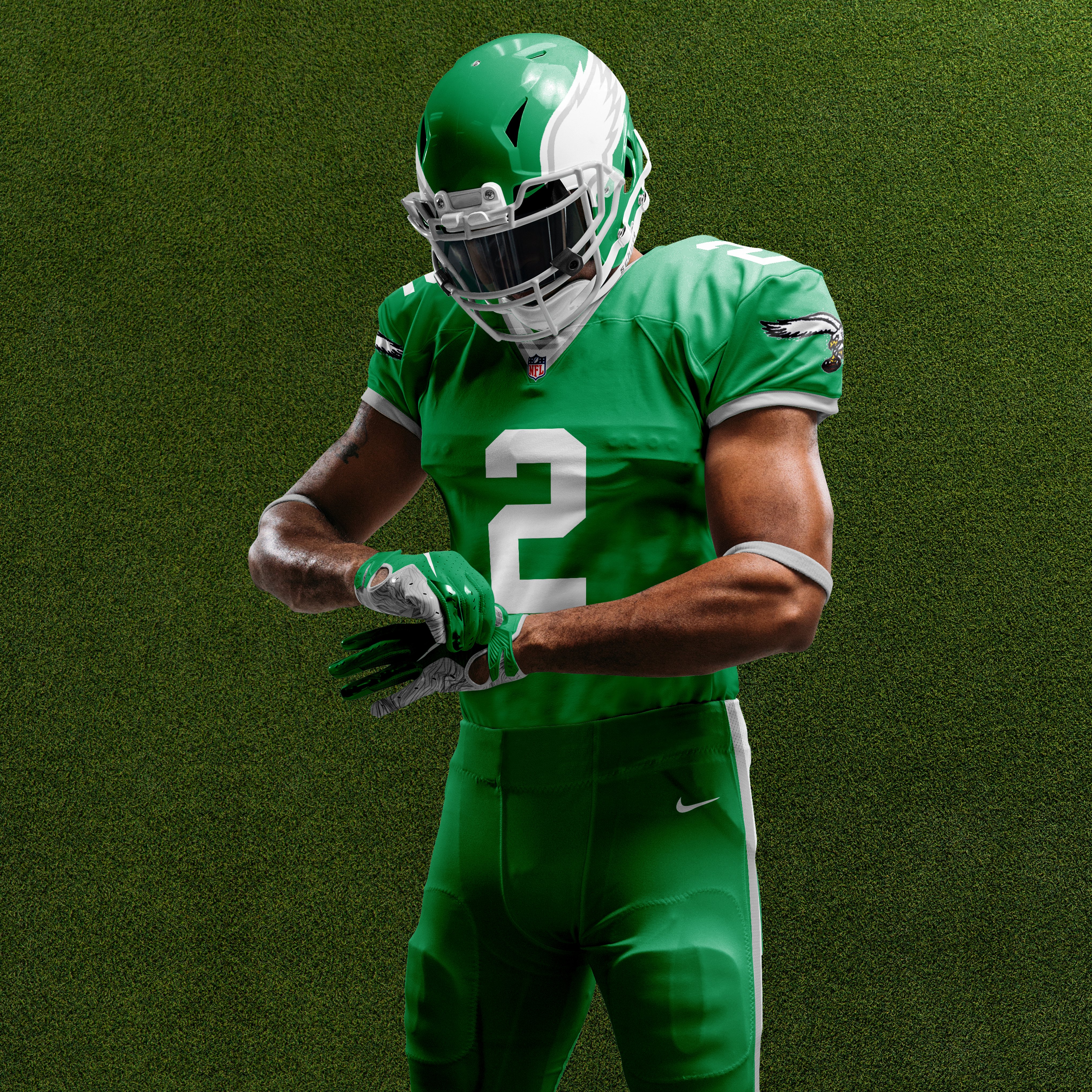 Saturn Styles en X: NFL Color Rush 2.0 Concept - Philadelphia Eagles  #FlyEaglesFly  / X