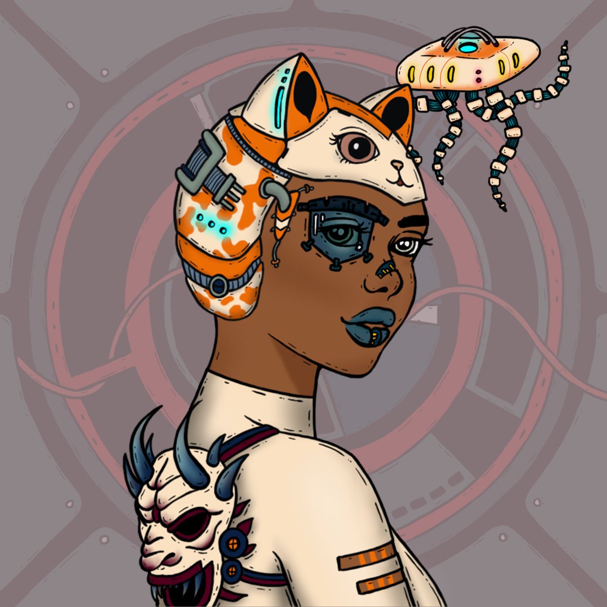 Obsessed with Sentinels. 3 weeks in and <a href="/Gossip_Goblin/">Gossip Goblin</a> and the <a href="/GoblinLabNFT/">Goblin Laboratory</a> have created so much value, and a vibrant engaged community. Hard choice but this is my current favourite from the airdrop, Cat power! Huzzah!
