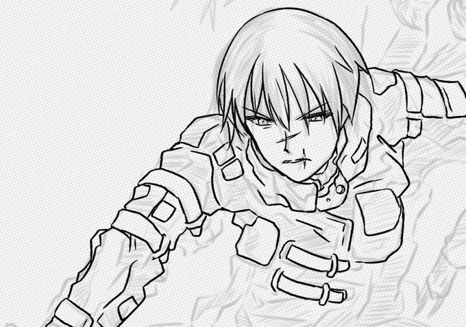 久々に真面目に霧亥ちゃん描くよ 