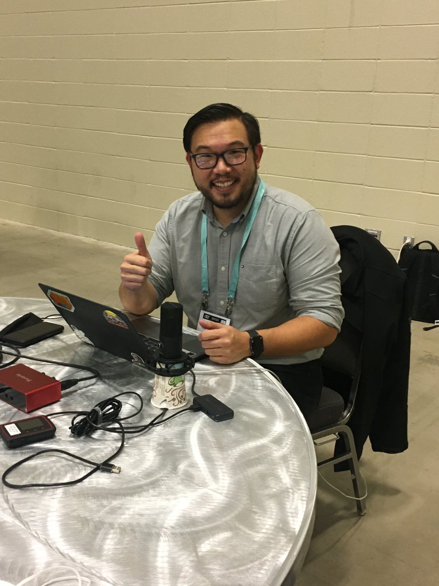 theologyandpod's tweet photo. Hanging out at #aarsbl21 with @ivpress and @ivpacademic and recording some interviews for a bonus episode! #theologyand #theologyandpodcast https://t.co/63z8t5sZXH