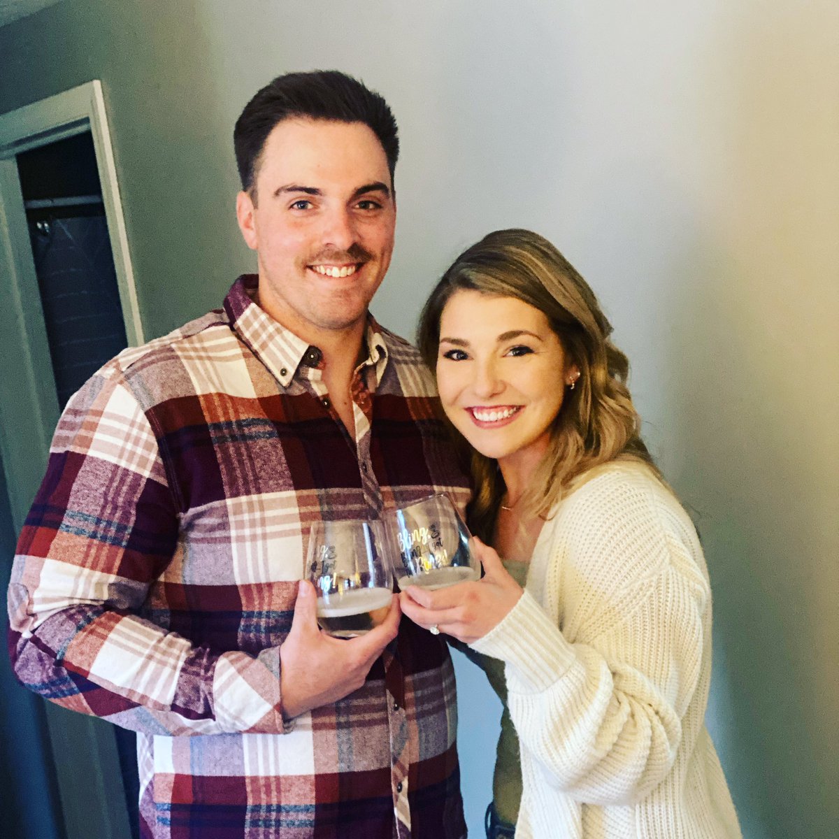 The hardest part was lying, we are engaged!