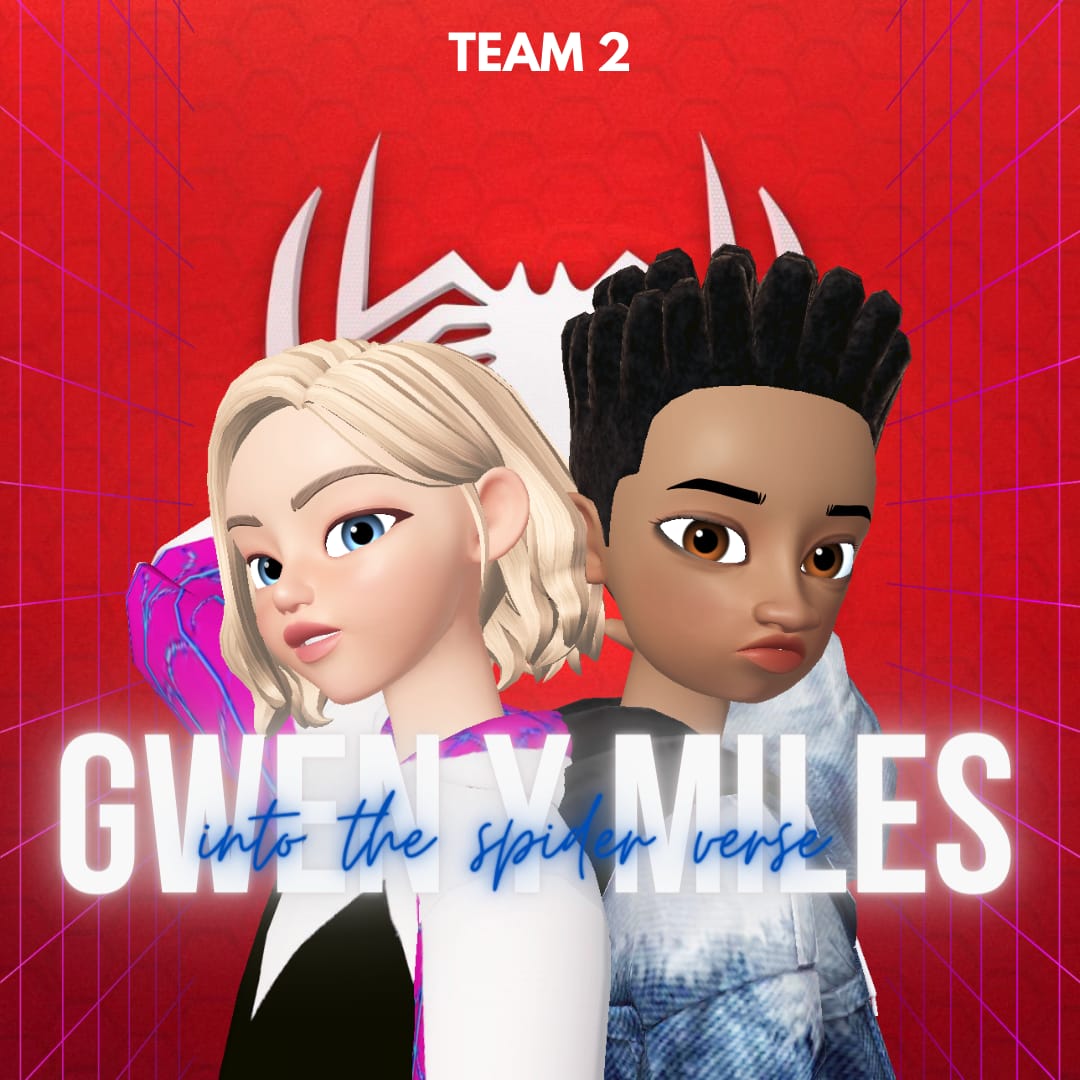 SpiderverseWB's tweet photo. 🕷️ PRESENTACIÓN DEL 2DO EQUIPO 🕷️

 Spider Gwen y Miles Morales https://t.co/7NBfIV40Qx