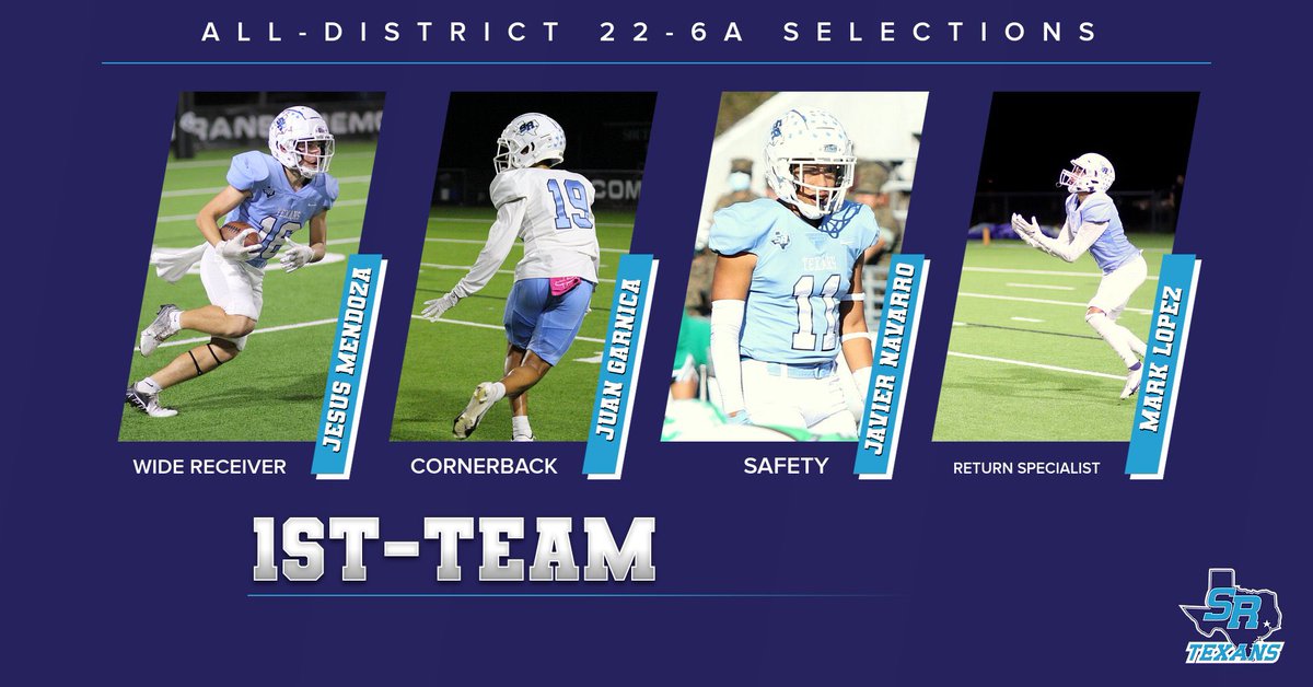 1st-team
Jesus Mendoza - WR
Juan Garnica - CB
Javier Navarro - S 
Mark Lopez - Return specialist
