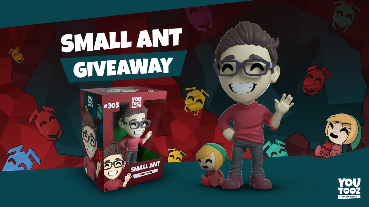 SmallAnt's tweet image. YO reminder that u can win a small smallant.
RT / Follow @youtooz to enter the giveaway. They're pickin a winner on drop day (Nov 23rd)!!!