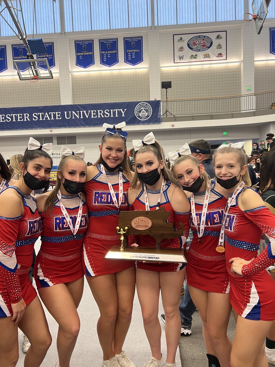 TMHS_Athletics's tweet image. Congrats to Redmen Cheer on their 3rd Place Finish at All States!