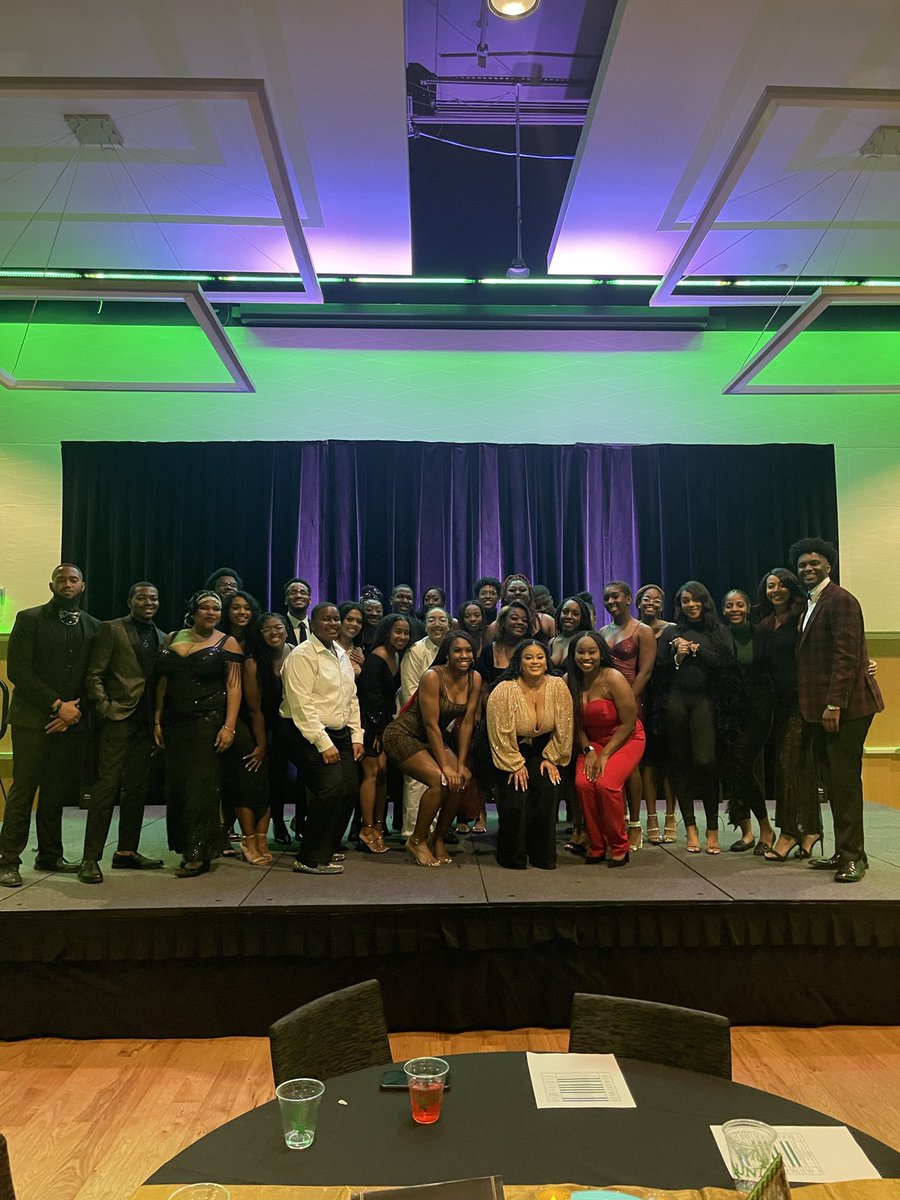 untBSU's tweet photo. What a way to close out the semester! Fall Ball was an amazing event thanks to everyone who attended and our amazing programming committee ✨

Congratulations to ALL the winning nominees that have strived for greatness this year 🏆 #UNTFallBall2021 https://t.co/O9pkacAhvJ