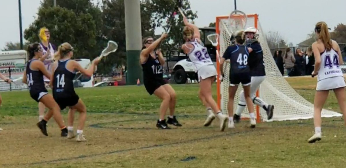 JuliaJLax1's tweet photo. Julia with the save? πͺπͺβ€β€ I'm not afraid of contact! π₯π₯ #DefenseRules Great tournament this weekend. #PresidentsCup @majorforcelax https://t.co/NPzKmyosqk