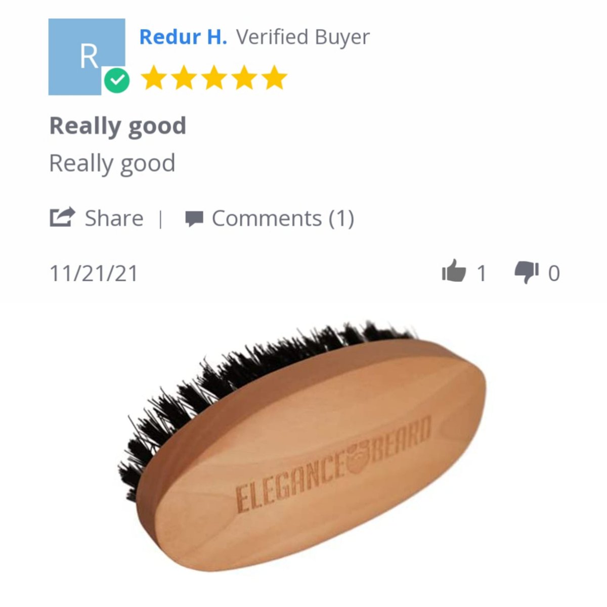Elegance_Beard's tweet photo. New Review! Thank you brother Redur from #Sweden 👊🧔
Our #Halal &amp; #Vegan #Beard Brush is Still Available on https://t.co/a8s3ZLtOGF 💥 https://t.co/PTT0K72VZv