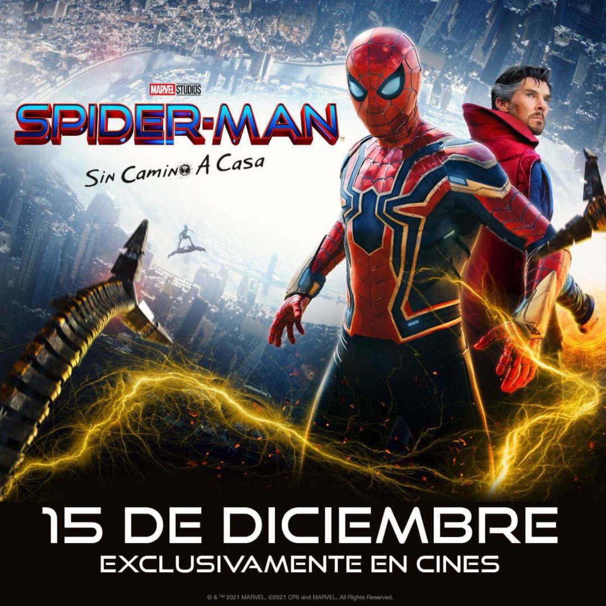 vibraviral's tweet photo. ¡Buenas noticias! El estreno de #SpiderManNoWayHome se adelanta un día en México, la cinta ahora llegará el 15 de diciembre. https://t.co/FGBs1Aaf7S
