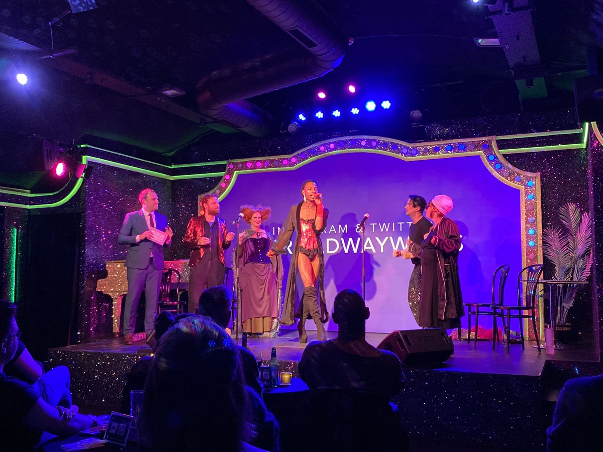 A fabulous evening at <a href="/AboveTheStag/">Above The Stag</a> with The Real Housewives of Broadway with <a href="/Nic_Lamont/">Nic Lamont 🦇</a> <a href="/AdamRhys_Davies/">Adam Rhys-Davies</a> <a href="/ilDonPiano/">Tom Moores</a> <a href="/morgstoyou/">Holly Morgan</a> @TheMicahChannel + big-screen video from <a href="/SoozUK/">Sooz Kempner FOLLOW ME ON BLUESKY</a> &amp; <a href="/sirr_rochester/">Shantelle Rochester</a>. Looking forward to the web series! 
<a href="/BroadwayWives/">The Real Housewives of Broadway</a>