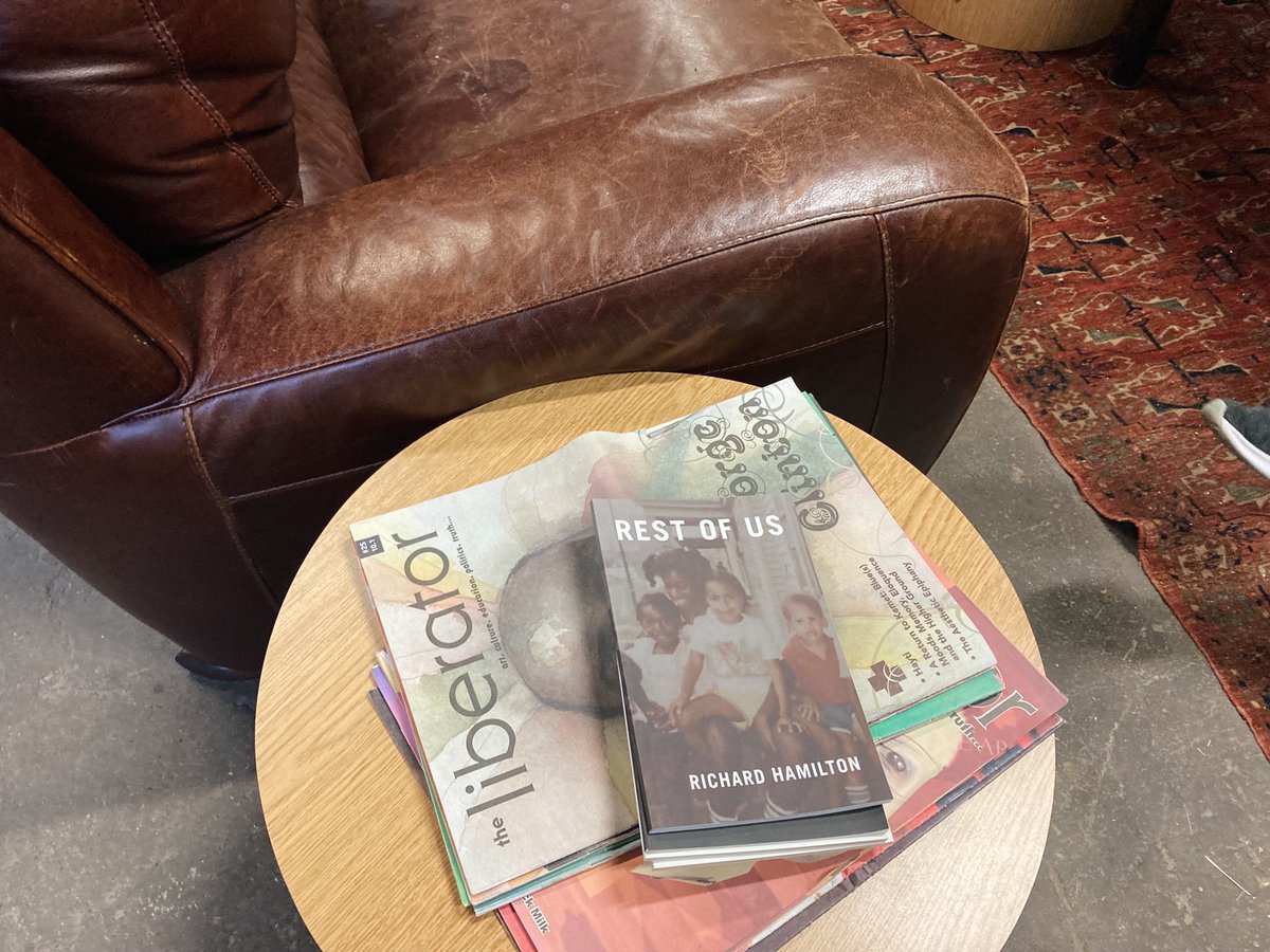 recenterpress's tweet photo. You can now sit &amp; read @richham45’s Rest of US at the newly opened Bailey Street Books, a community research &amp; reading space specializing in rare Black literature at 1517 N. Bailey Street in North Philly. Open Friday-Sunday 12-5, check them out! https://t.co/fYXiOCvAXK