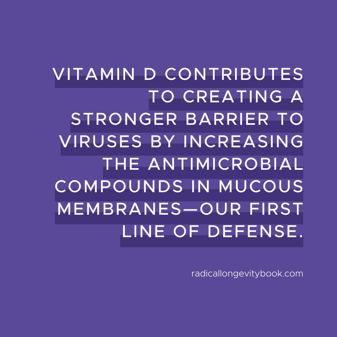 ALGittleman's tweet photo. In my book, Radical Longevity, I introduce the 7 New Rules to Radical Longevity, the first one being Immunity Is Everything. The rockstar of immunity? Vitamin D.
I recommend taking a Vitamin D supplement, especially in the winter months. https://t.co/hSkzW9fEKS https://t.co/OIfLGqTZXG