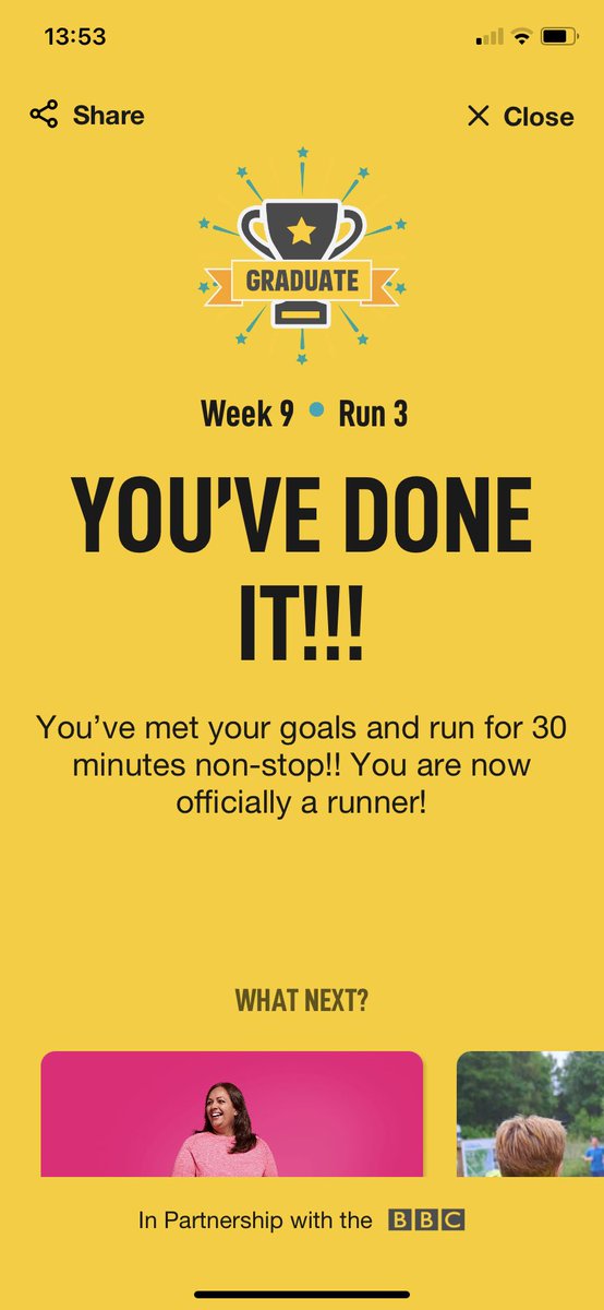 VivLebb's tweet photo. I actually did it… Who thought six months ago that I would be able to run for 30 mins and better yet.. actually enjoy it! Thanks v much to @paulcarrett for cheering me on (virtually ofc!) Here’s to the next 5k! #couchto5k #determination #lockdown https://t.co/6IIk5ks6w4