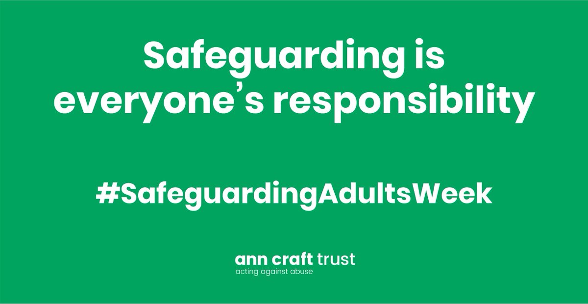 Our #Safeguarding checklist is a free self-assessment tool that'll help you work towards creating a safer culture in your organisation. Start here: buff.ly/2oBogP7 #SafeguardingAdultsWeek