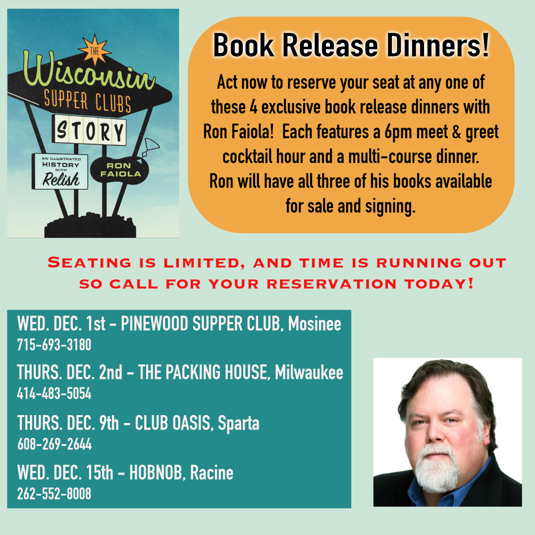 Hope to see you at one of these fine supper clubs in December!  🍹😎