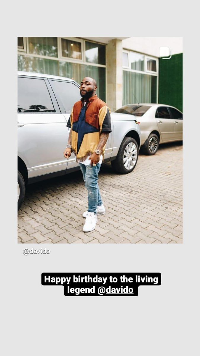 itsLaycon's tweet photo. Happy birthday to the living legend @davido!! https://t.co/7gOllOaoVP
