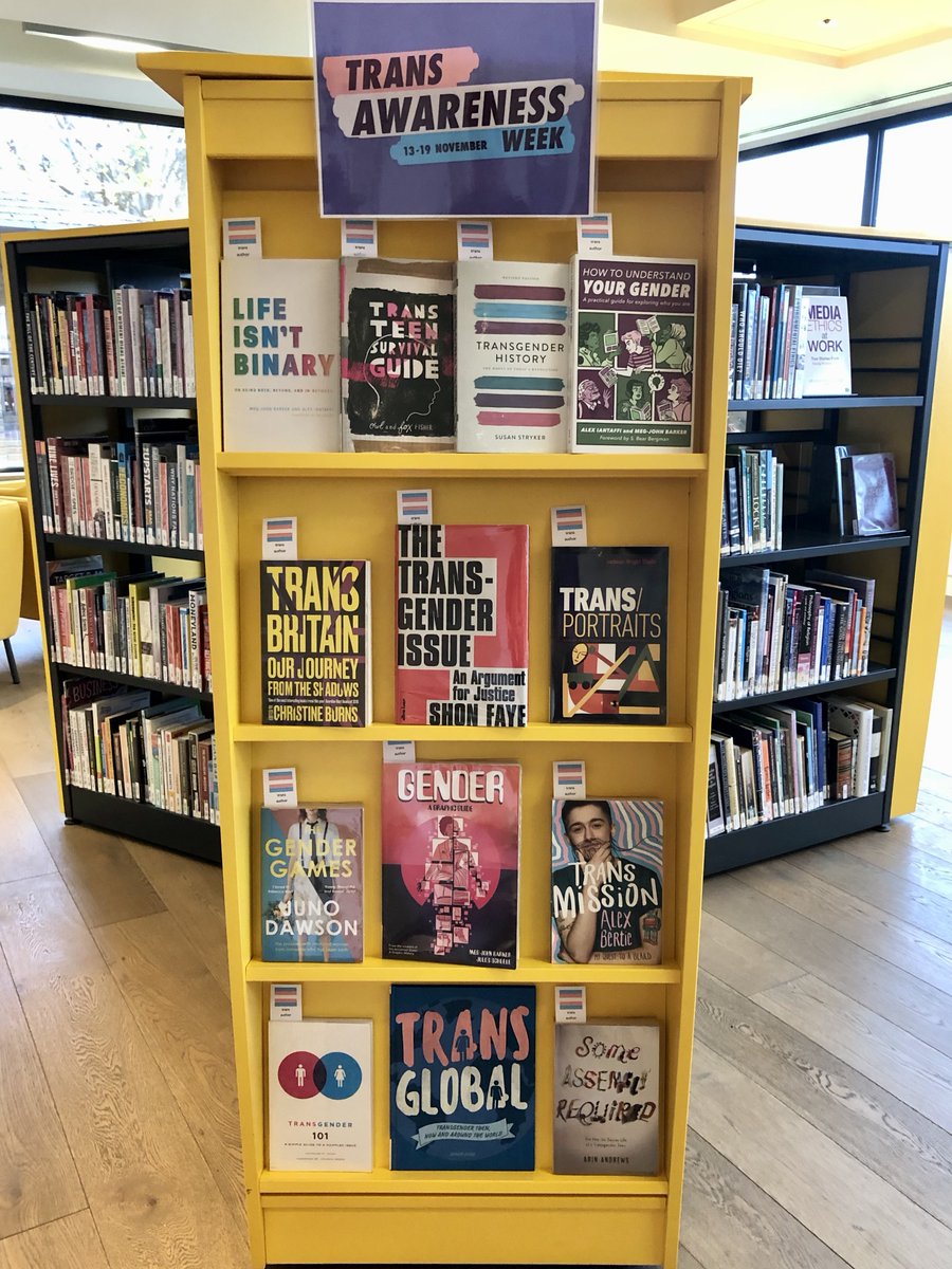 Access to accurate information is crucial for students, both trans & cis : non-fiction books by @megjohnbarker @XTaffi @UglaStefania @theFoxFisher @susanstryker @sbearbergman @christineburns @shonfaye @WriteRadically @junodawson @julesscheele @Alex_Bertie @NTeich @arin_andrews