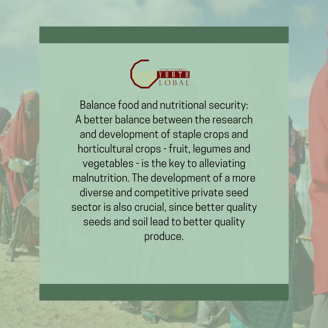 CouncilGyi's tweet photo. Greetings,
As ongoing conflicts and global pandemics continue destabilising the global order, the security council explores the accessibility of nutritious food as a facet of regional security. https://t.co/2rNfxegdRy