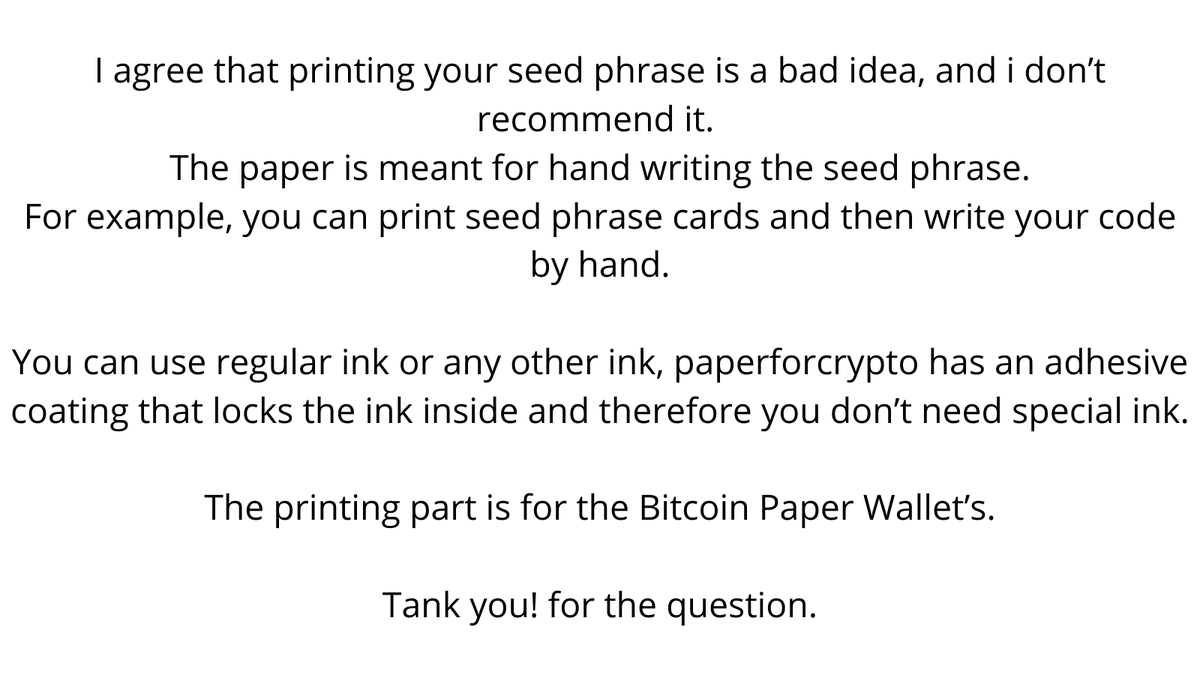 paperforcrypto's tweet photo. @Tylerban @Indiegogo Hello! Tyler, that is an excellent question. https://t.co/dDe6gzOjEe