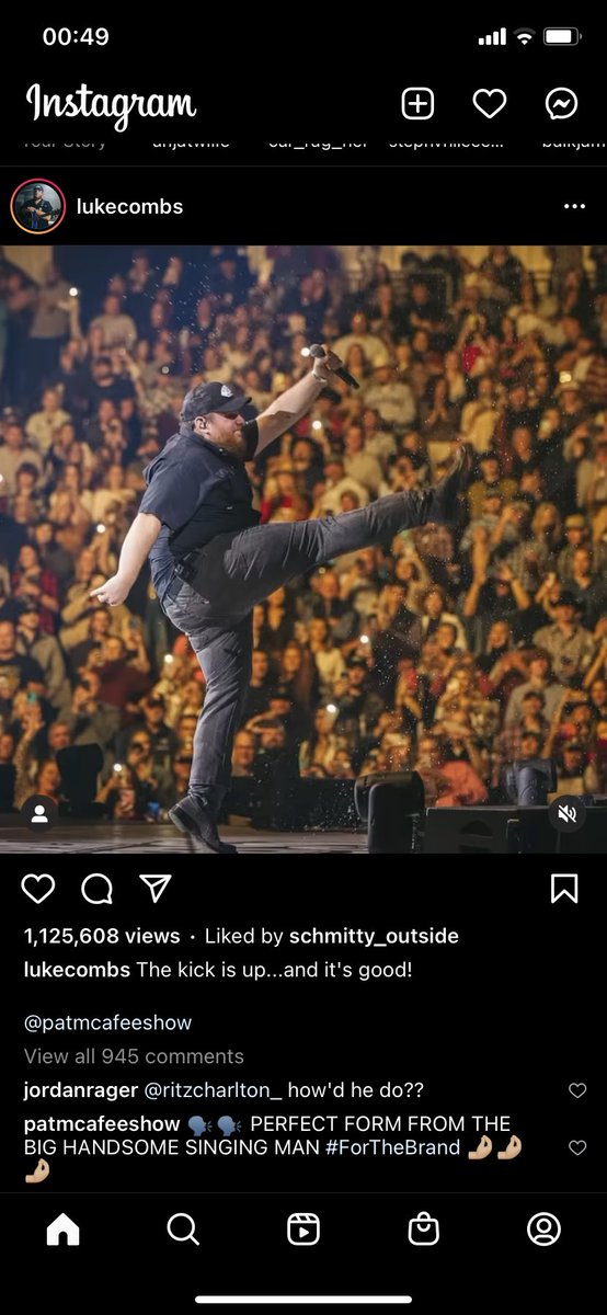 BabyBau76's tweet photo. @lukecombs I see me and the social media guy had the same idea... But I'm faster 😂 https://t.co/UV218OzKGT