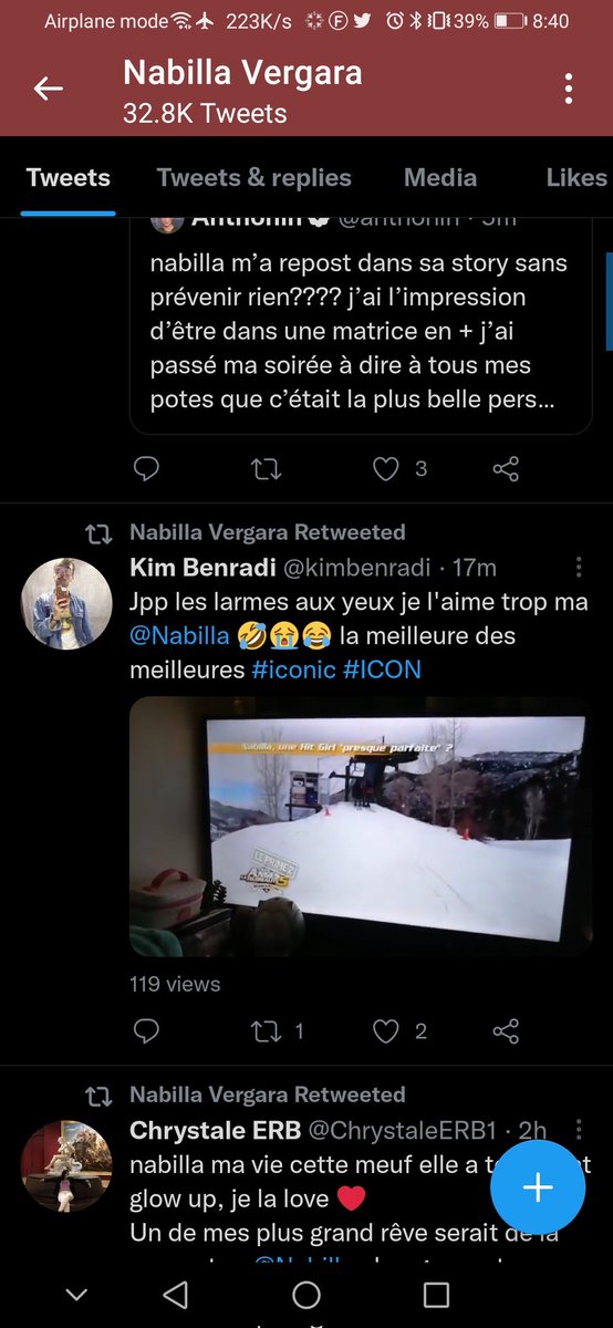 kimbenradi's tweet photo. When @Nabilla retweet my tweets make me feel like we re besties 🤗💕 i just love her trop de sentiments quoi 💞 https://t.co/Cp63c88YWN