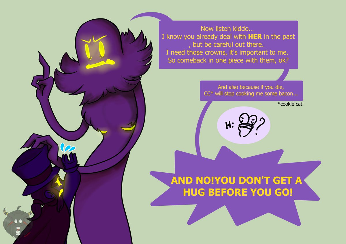 Raven_Anime_'s tweet photo. POV:you're about to see snatcher EX AGAIN, and he told you to be careful out there.
#AHatInTime #ahit #ahitsnatcher #HatKid #snatcher #vanessascurse #ahitvanessascurse #ahatintimevanessascurse #creatorDLC https://t.co/J9f13f0F4y