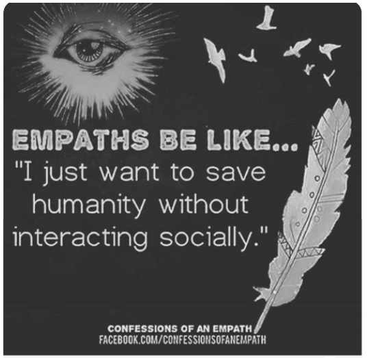 MpathEssentials's tweet photo. hahahahah accurate

#empath #empathsbelike #empathproblems #empathsofinstagram #empaths #empathessentials #introvert #infj #empathmemes #introvertmemes #spiritualtribe #metaphysicalshop #goodvibes #goodenergy https://t.co/RcaEN2SMj3