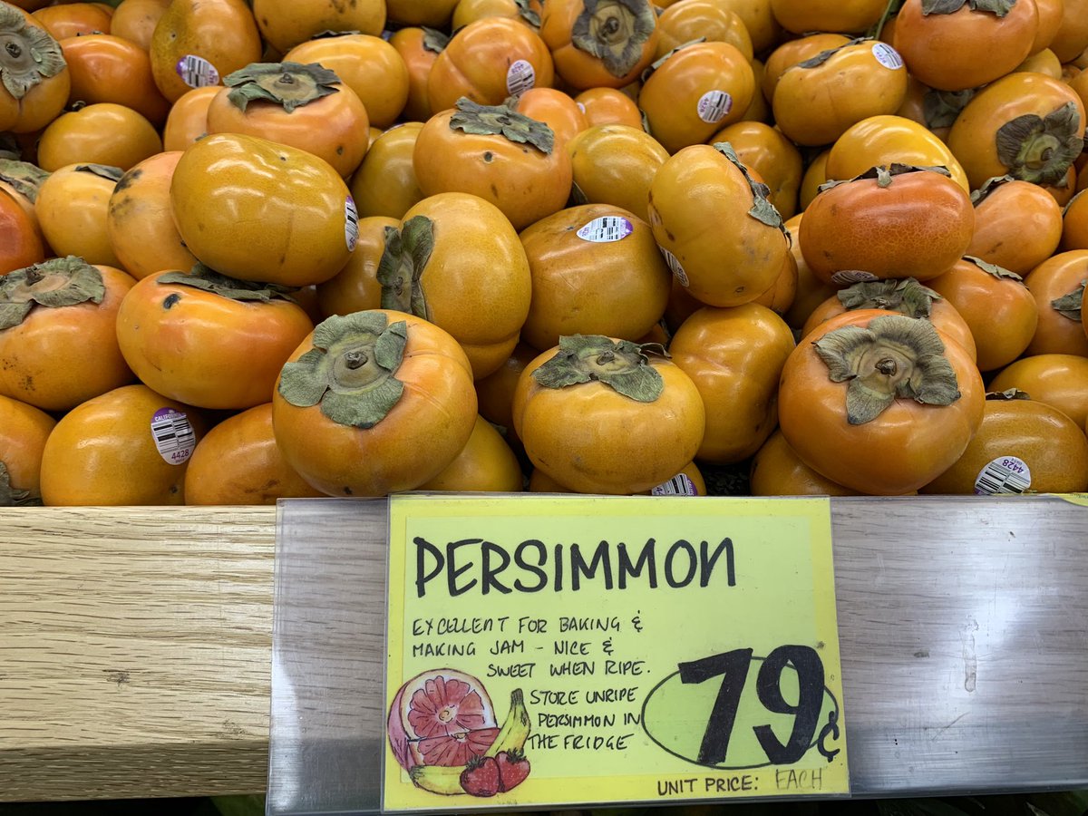 WDCGardener's tweet photo. Saw these pretty Persimmons at Trader Joe’s - if you are interested in growing your own, check out the recent #gardendc podcast episode all about growing them in the Mid-Atlantic US. #fallfruit #persimmon #fruits #dmv #fruittree #dc https://t.co/agQM1pKh5T