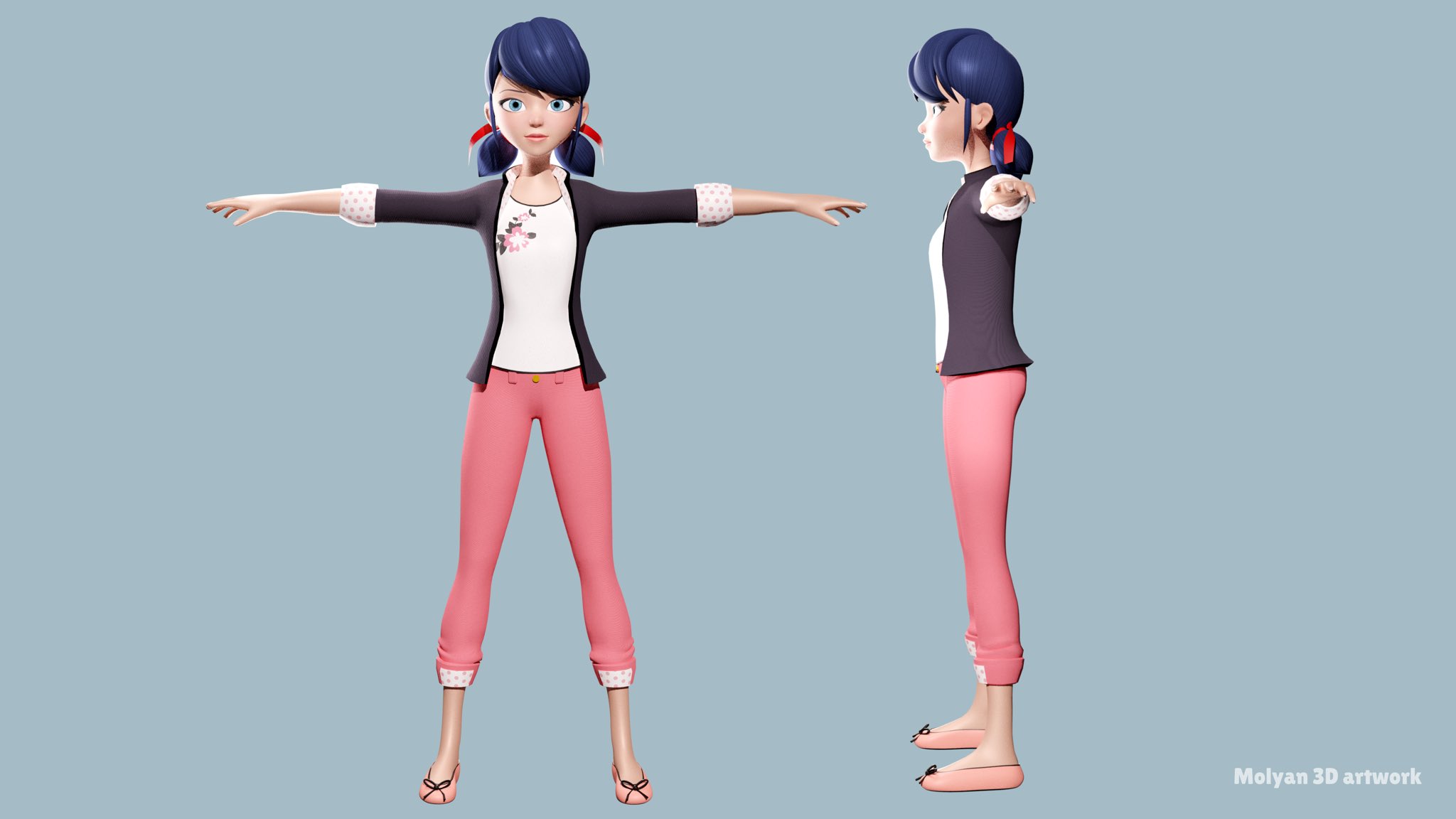 Miraculous Ladybug Marinette NFSW | 3D model