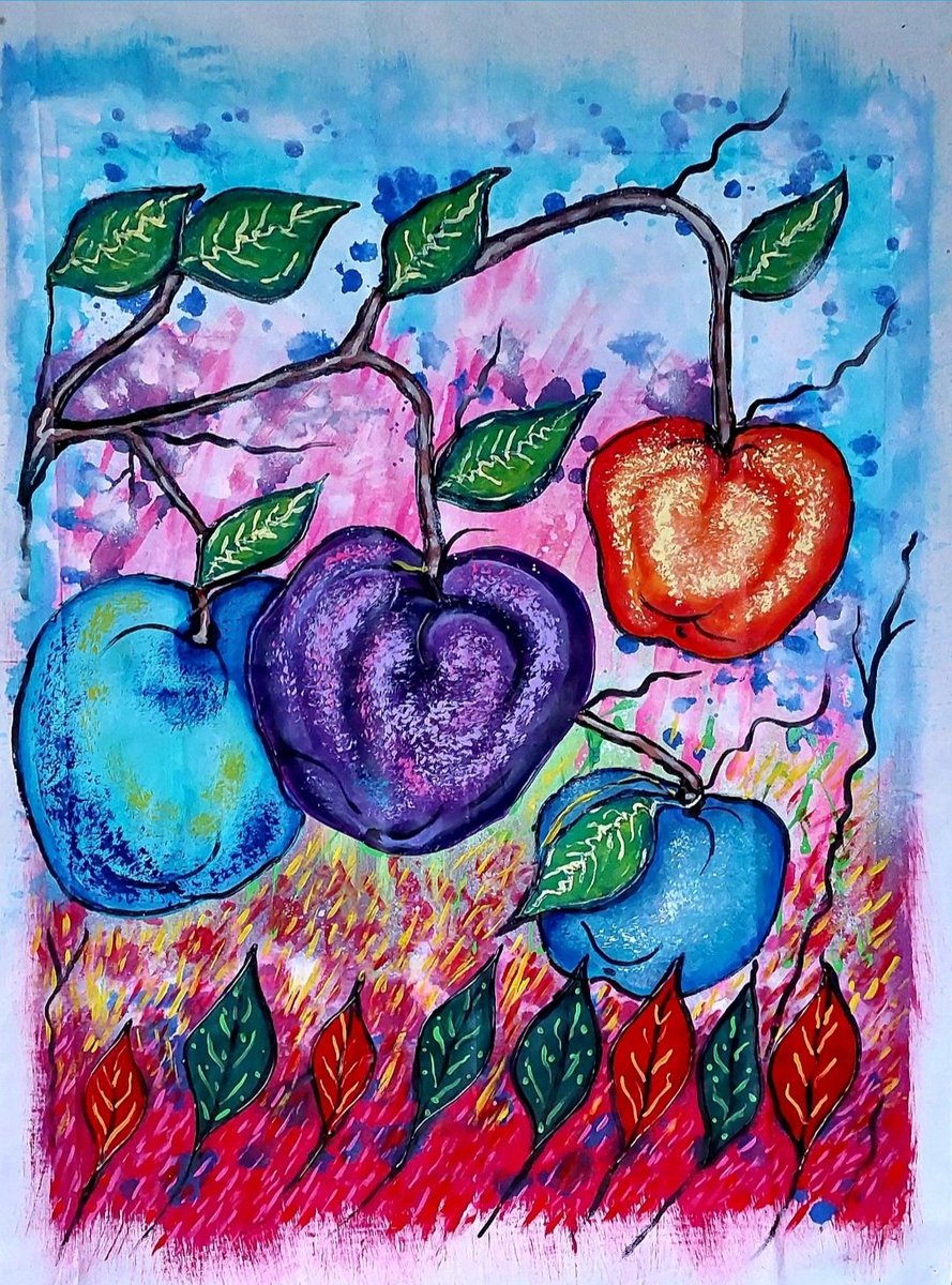 elavieramedina's tweet photo. Work done in fabric, measures 38 x 28 in, acrylic. #painting #art #artist #drawing #artwork #apple #contemporaryart #life #artistsoninstagram #sketch #instaart #watercolor #arte #acrylicpainting #Color #exhibition #blue #Pink #sky #buy #Sunshine #yellow https://t.co/C5uLnt3C9Q