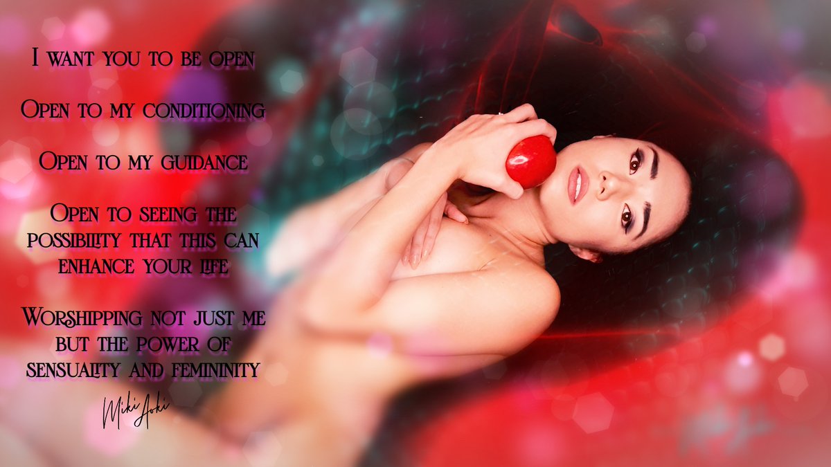 Thank you Goddess for your divine teachings.
🍎 <a href="/ThePrincessMiki/">Tommy McGoon</a> 🍎