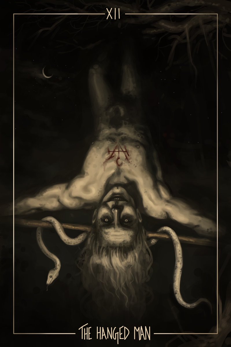 A personal project I’ve been working on . I’m painting all the major arcana cards in my style . #art #ArtistOnTwitter #tarot #tarotcardart #illustrationart #Illustrations #horror #horrorart #witch #witchy #darkart #digitalart #digitalpainting #artwork