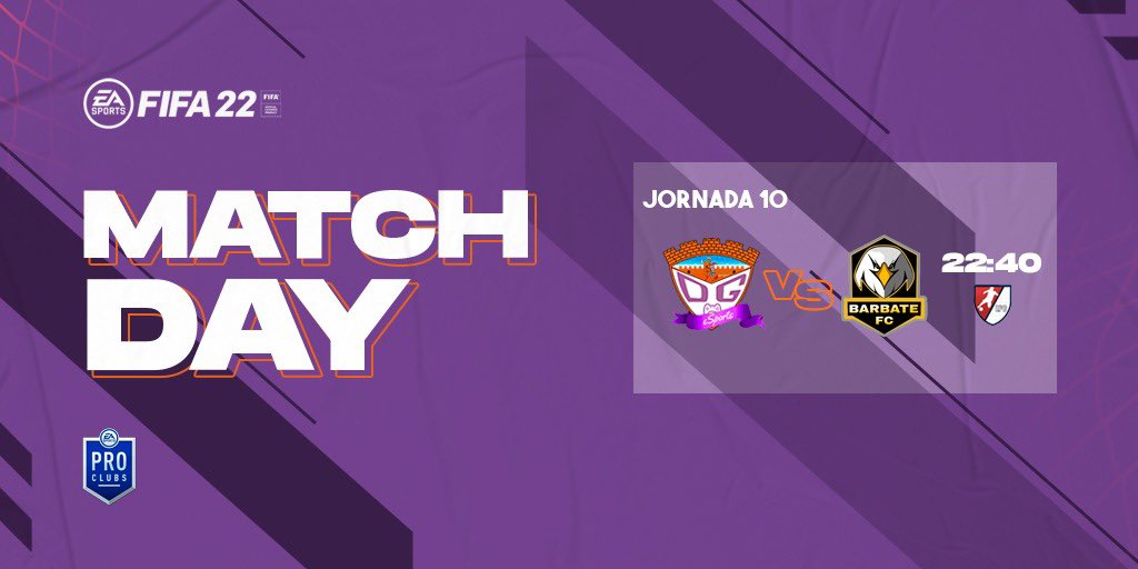 DxGuada_eSports's tweet photo. 🏟 𝗠𝗔𝗧𝗖𝗛𝗗𝗔𝗬

⏰ 22:40
🆚 @BarbateFC 
🏆 J.10 @LigaProClubes1

Sigue el partido 𝗘𝗡 𝗗𝗜𝗥𝗘𝗖𝗧𝗢 👇

📹 https://t.co/DalDjFYfPX https://t.co/oXsK49RxB8