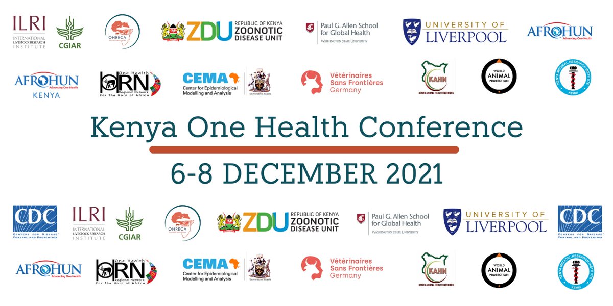 The Kenya One Health Conference has been supported by several partners and institutions. Register and see why these institutions are keen on collaborating @Geoff_L_Njenga @EkayaEkaya @ehpatel @hung_cenpher @momanyink @MoveTheWorld  @ohreca_ilri @p_muinde