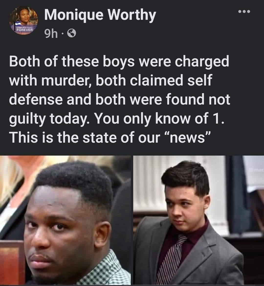 joshuambelden's tweet photo. Do you know the kid on the left side's name? No? I wonder why... 😒 🤔
#andrewcoffee #kylerittenhouse https://t.co/7QWZvHMESg